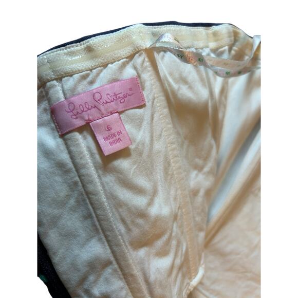 Lilly Pulitzer Strapless Bowen Fly Me to the Sea Dress - Size 6 - Picture 7 of 8